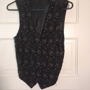 Hand beaded vest